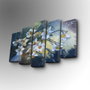 Wallity Cuadro Decorativo en Lienzo 5 Piezas 5PUC-086
